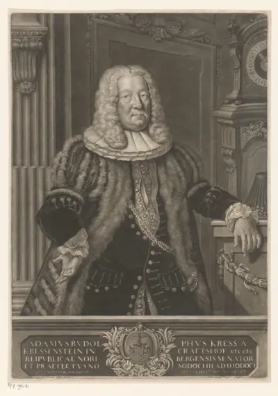 Portret van Adam Rudolph Kress von Kressenstein