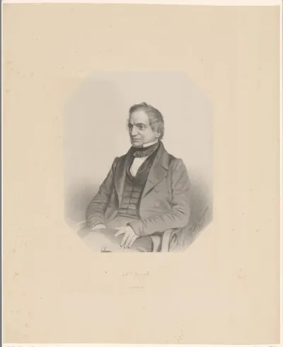 Portret van Adam Sedgwick