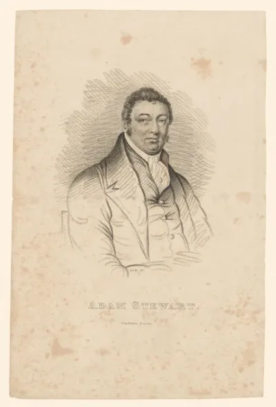 Portret van Adam Stewart