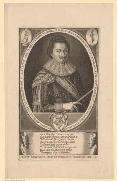 Portret van Adam von Herbersdorff