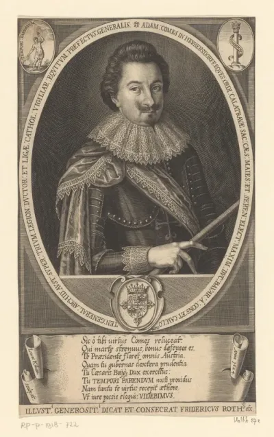 Portret van Adam von Herbersdorff