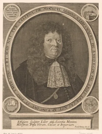 Portret van Adam von Lebenwaldt