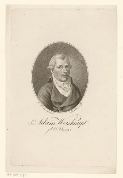 Portret van Adam Weishaupt