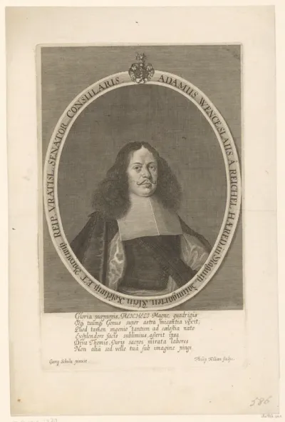 Portret van Adam Wenceslaus von Reichel