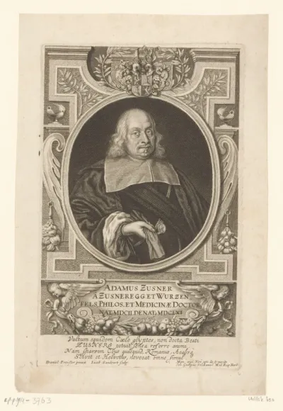 Portret van Adam Zusner von Zusneregg und Würzenfels