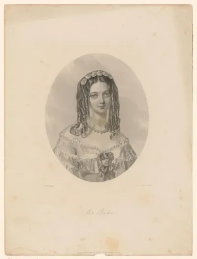 Portret van Adelaide Digby