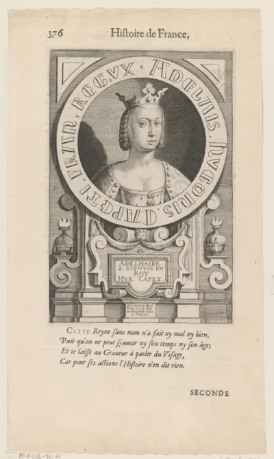 Portret van Adélaïde, prinses van Orleans