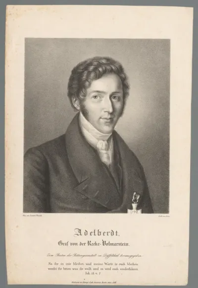 Portret van Adelberdt von der Recke-Volmerstein