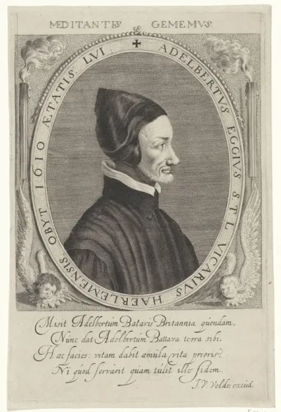 Portret van Adelbertus Eggius