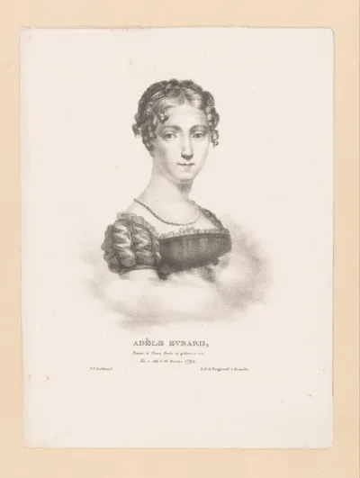 Portret van Adèle Agnès Evrard