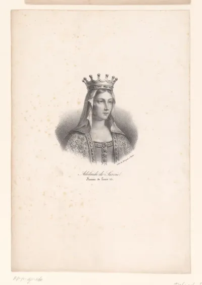 Portret van Adelheid van Maurienne