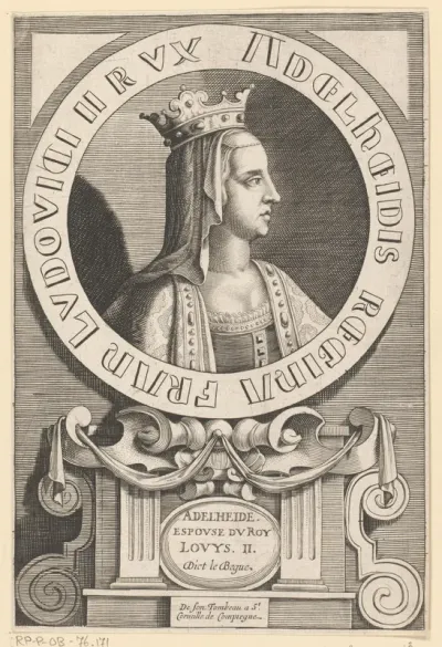 Portret van Adelheid van Parijs