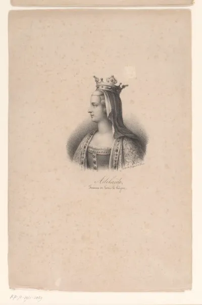 Portret van Adelheid van Parijs