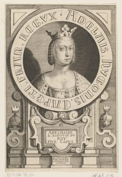 Portret van Adelheid van Poitiers