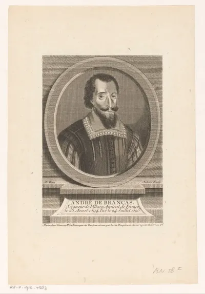 Portret van admiraal André de Brancas