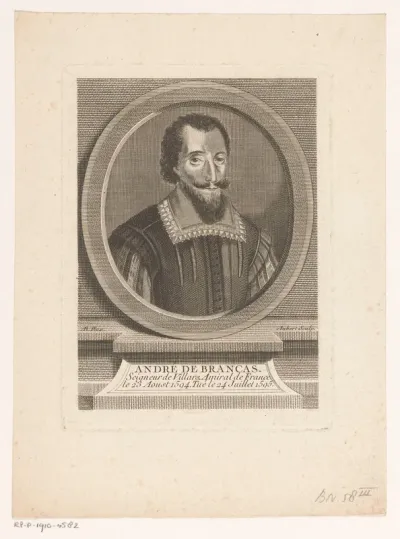 Portret van admiraal André de Brancas