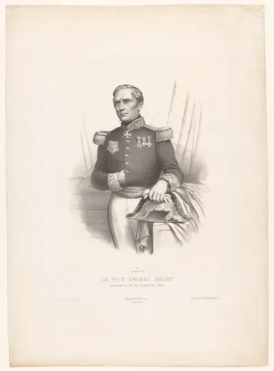 Portret van admiraal Armand Joseph Bruat
