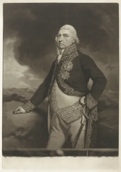 Portret van admiraal Jan Hendrik van Kinsbergen