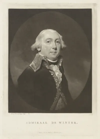 Portret van admiraal Jan Willem de Winter
