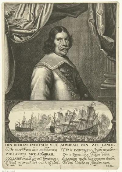 Portret van admiraal Johan Evertsen