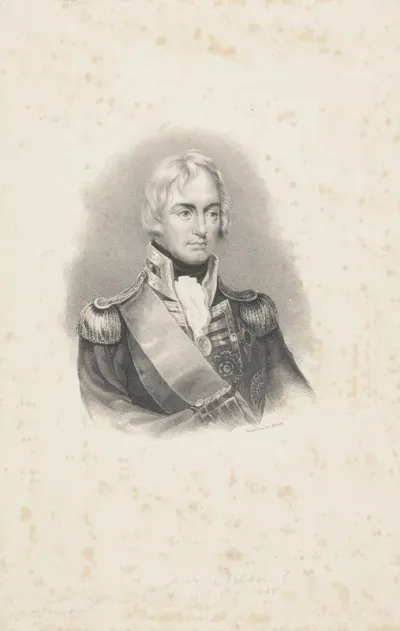Portret van admiraal Nelson