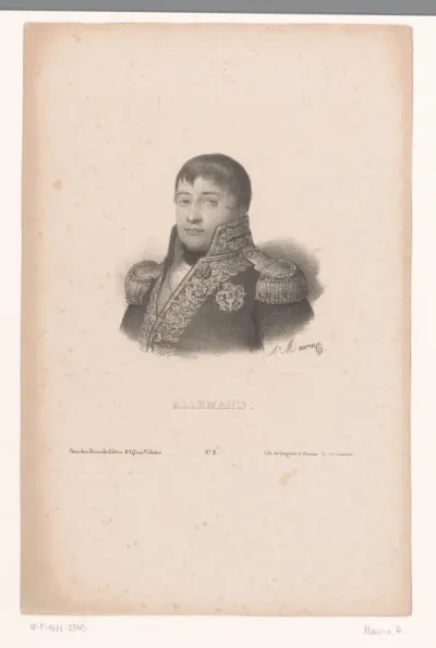 Portret van admiraal Zacharie Allemand