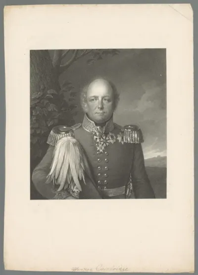 Portret van Adolf Frederik hertog van Cambridge