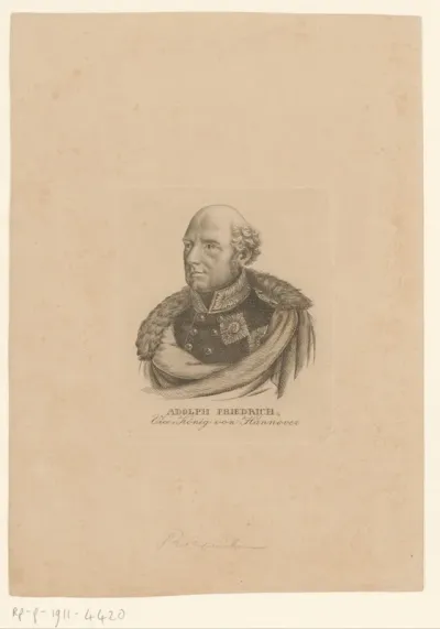 Portret van Adolf Frederik, hertog van Cambridge