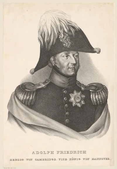 Portret van Adolf Frederik, hertog van Cambridge