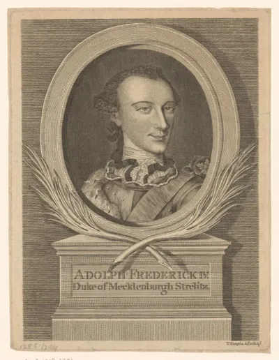 Portret van Adolf Frederik IV van Mecklenburg-Strelitz