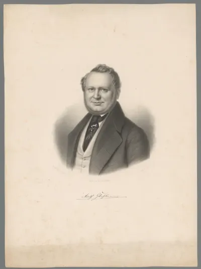 Portret van Adolf Glassbrenner