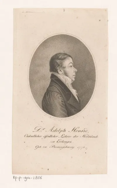 Portret van Adolf Henke