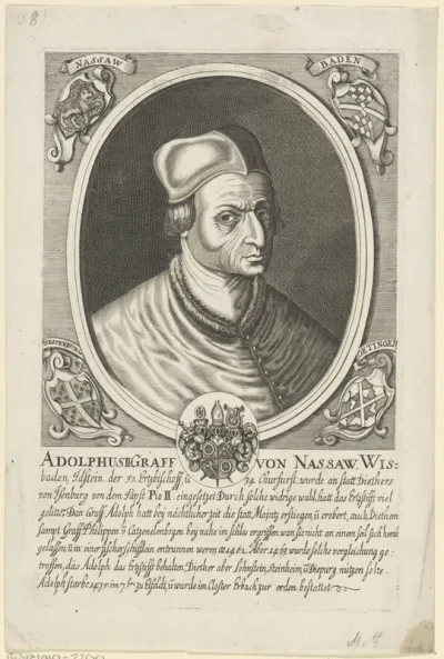 Portret van Adolf II van Nassau
