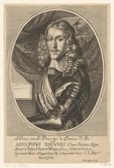 Portret van Adolf Johann Stegeborg