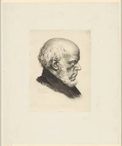 Portret van Adolf Menzel