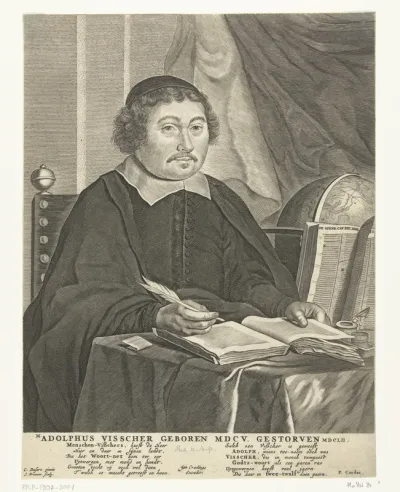 Portret van Adolf Visscher
