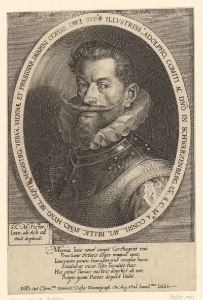 Portret van Adolf von Schwarzenberg