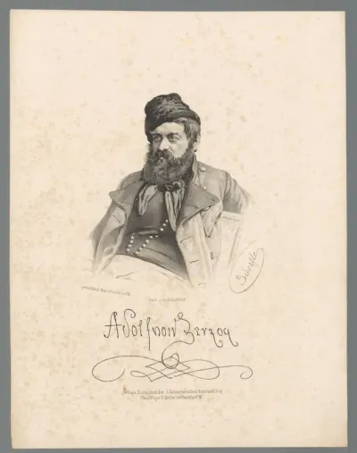 Portret van Adolf von Zerzog
