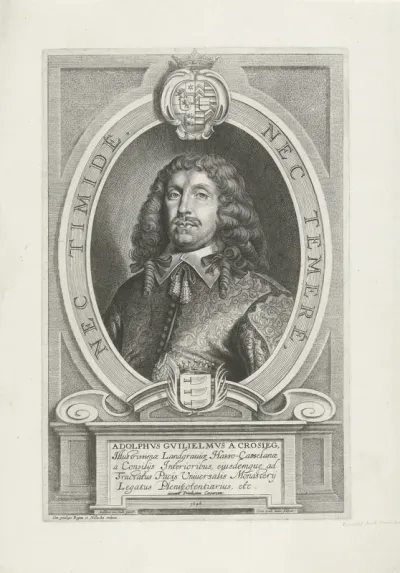 Portret van Adolf Wilhelm van Krosigk