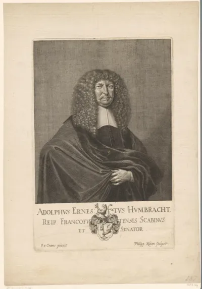 Portret van Adolph Ernst Humbracht