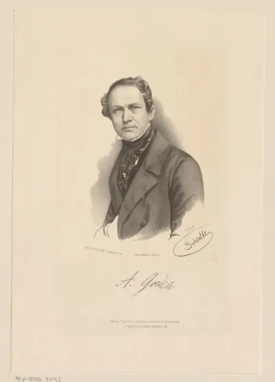 Portret van Adolph Goeden