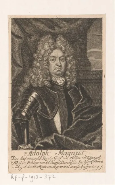 Portret van Adolph Magnus von Hoym
