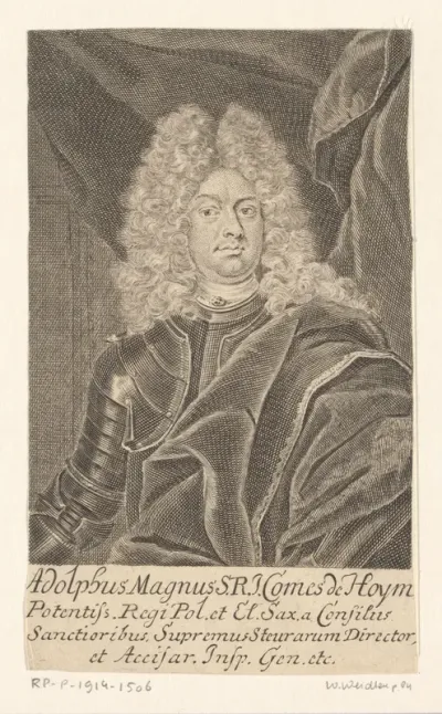 Portret van Adolph Magnus von Hoym