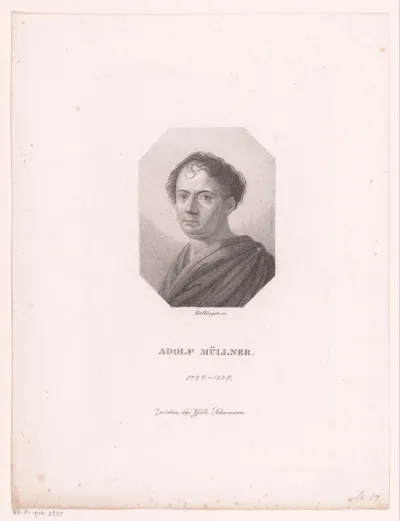 Portret van Adolph Müllner