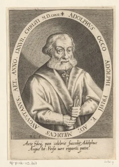 Portret van Adolph Occo op 77-jarige leeftijd
