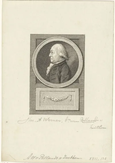 Portret van Adolph Werner van Pallandt tot Zuthem