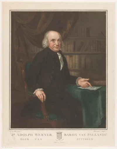 Portret van Adolph Werner van Pallandt tot Zuthem, drost van IJsselmuiden