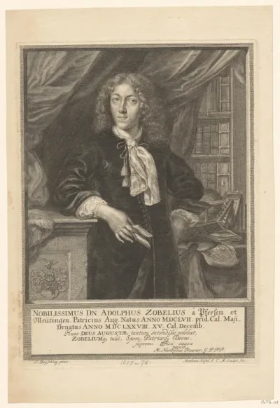 Portret van Adolph Zobel von Pfersen