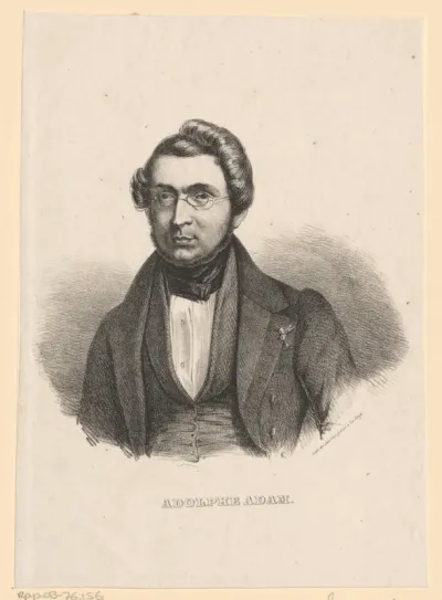 Portret van Adolphe Adam