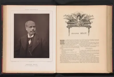 Portret van Adolphe Belot